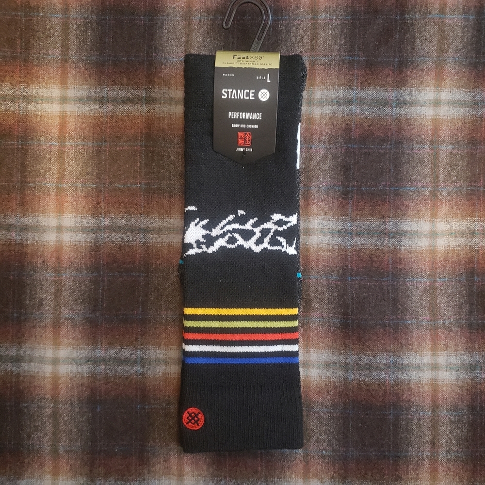 Stance Feel360 Jimmy Chin performance mid cushion snow socks